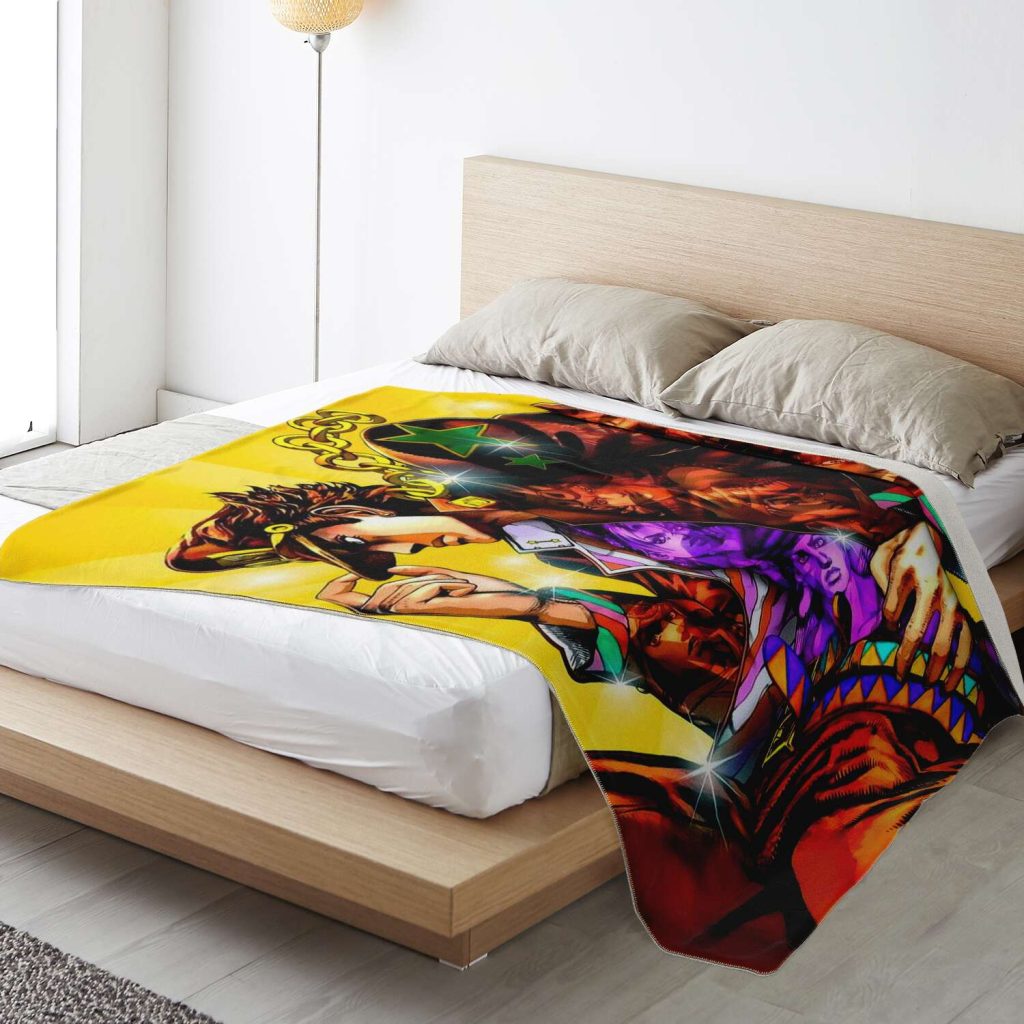 Jjba Microfleece Blanket #05 Premium Blanket - Aop