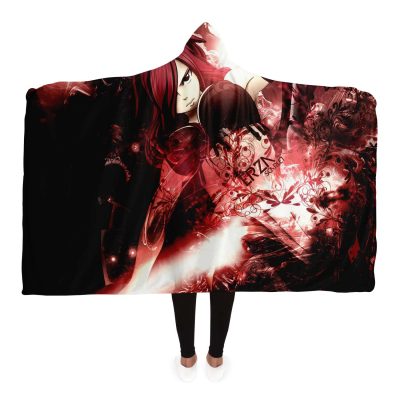 Fairy Tail Hooded Blanket #09 Adult / Premium Sherpa - Aop