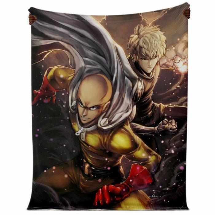 One Punch Man Microfleece Blanket #07 Premium - Aop