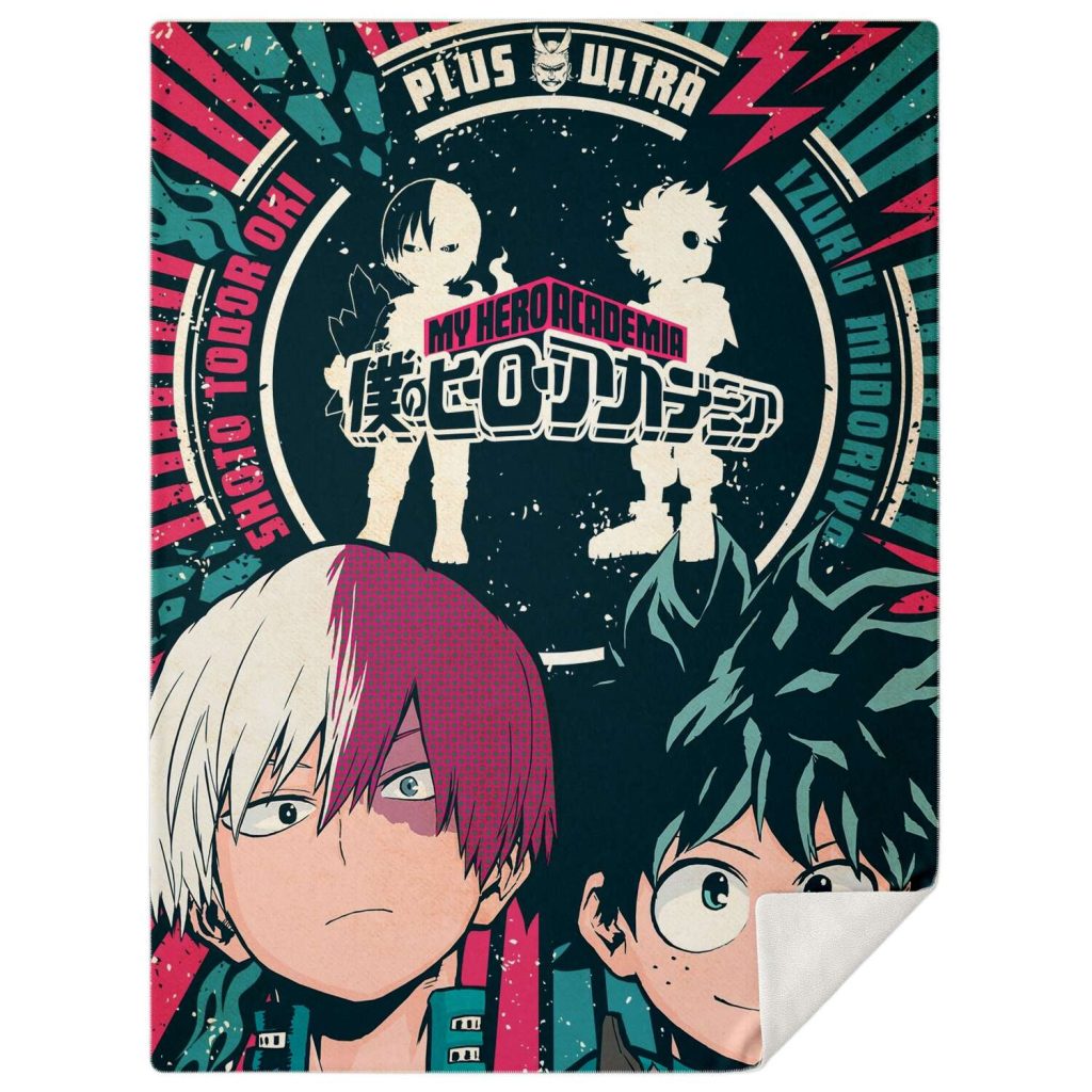 My Hero Academia Microfleece Blanket #08 M Premium - Aop