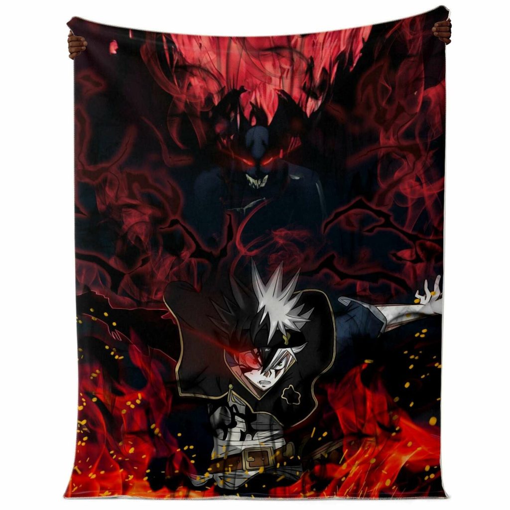 Black Clover Microfleece Blanket #08 Premium - Aop