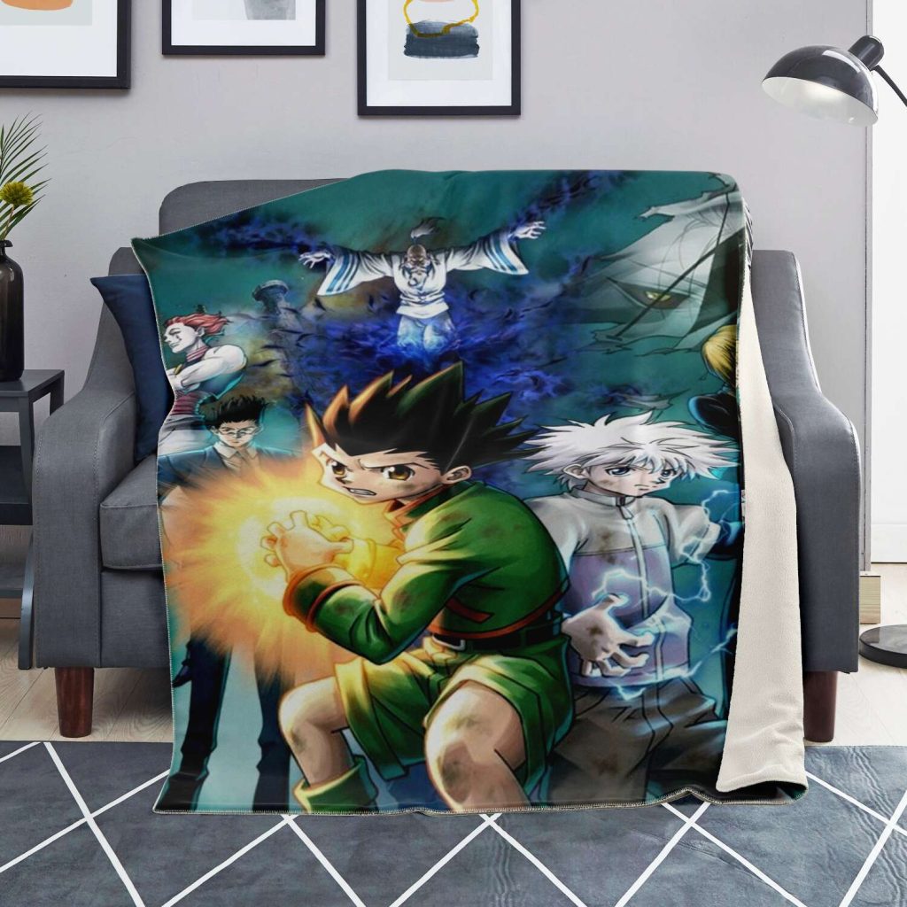 Hxh Character Microfleece Blanket 3D Premium - Aop