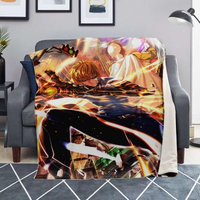 One Punch Man Microfleece Blanket #03 Premium - Aop