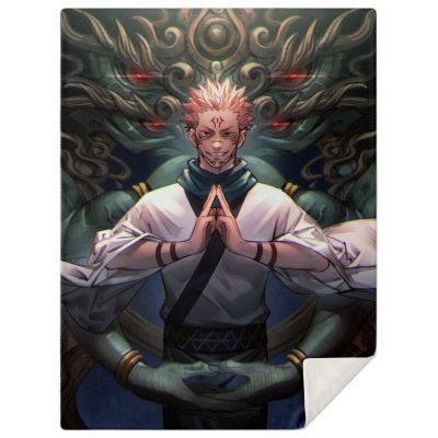 Jujutsu Kaisen Microfleece Blanket #06 M Premium - Aop