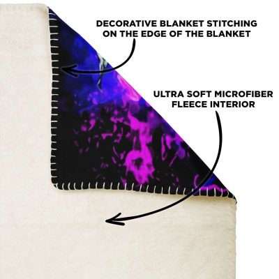 Jjba Microfleece Blanket #03 Premium Blanket - Aop