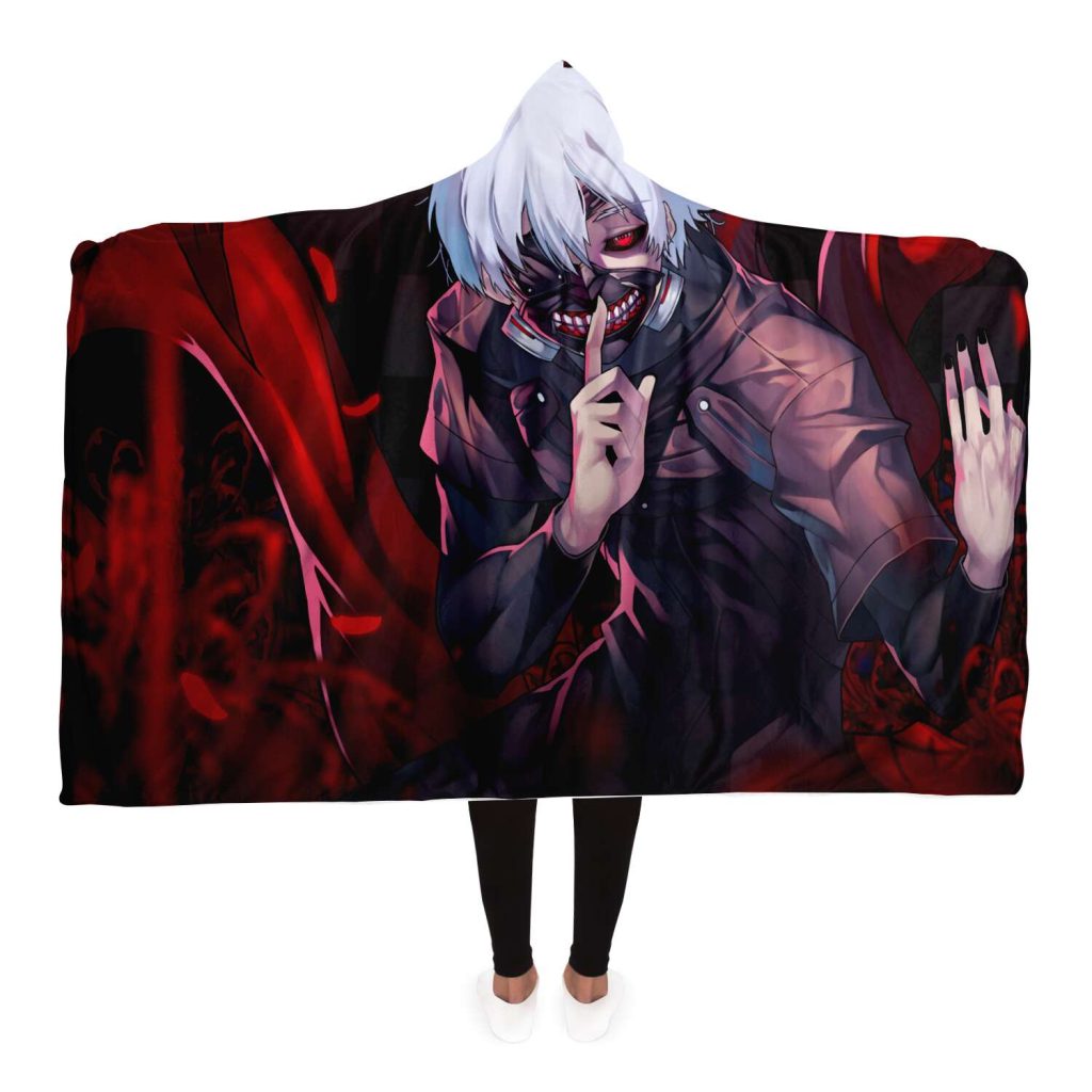 Tokyo Ghoul Hooded Blanket #06 Adult / Premium Sherpa - Aop