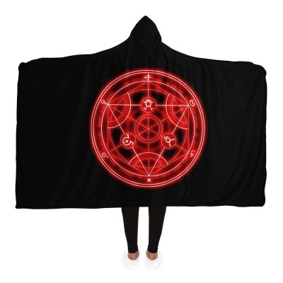 Fullmetal Alchemist Hooded Blanket #07 Adult / Premium Sherpa - Aop