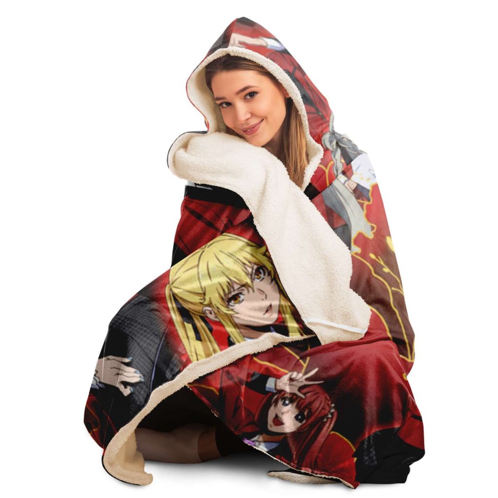 Kakegurui Hooded Blanket #09 - Aop