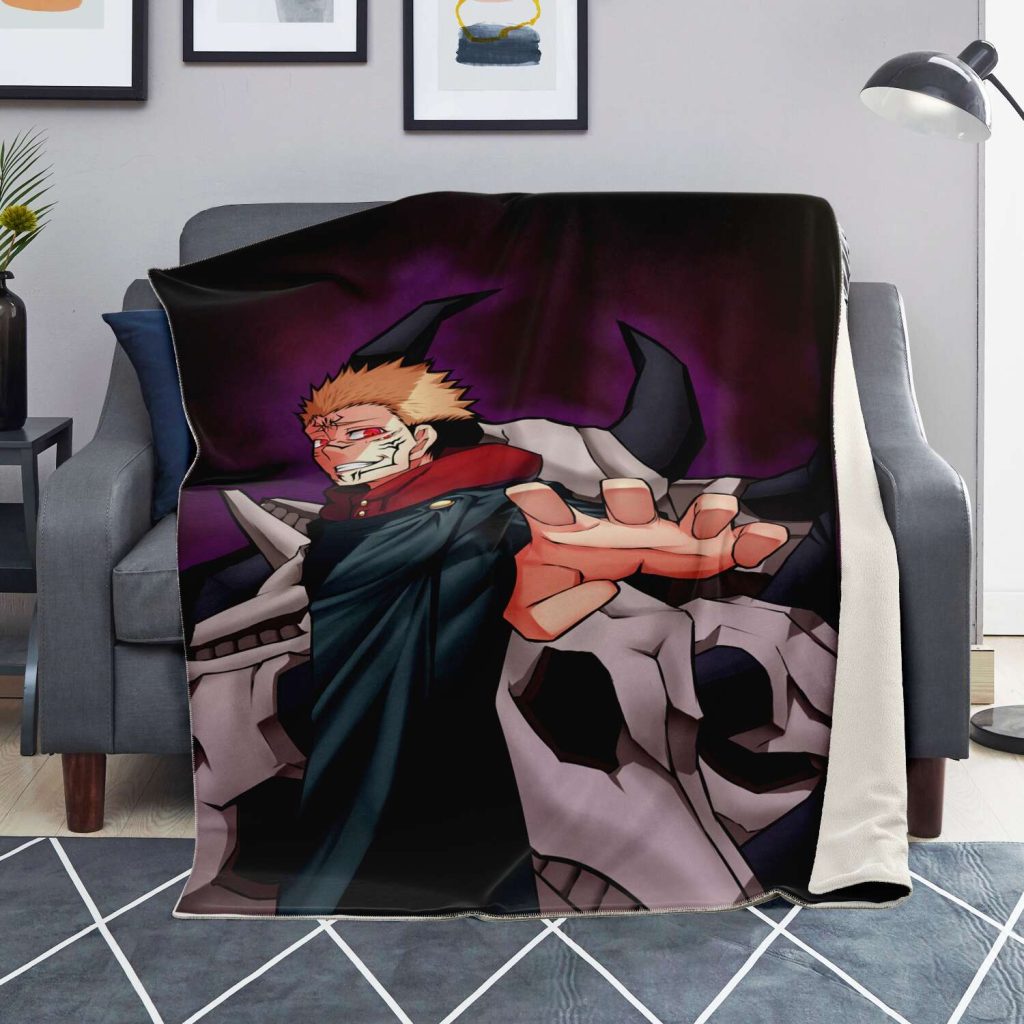 Jujutsu Kaisen Microfleece Blanket #06 Premium - Aop