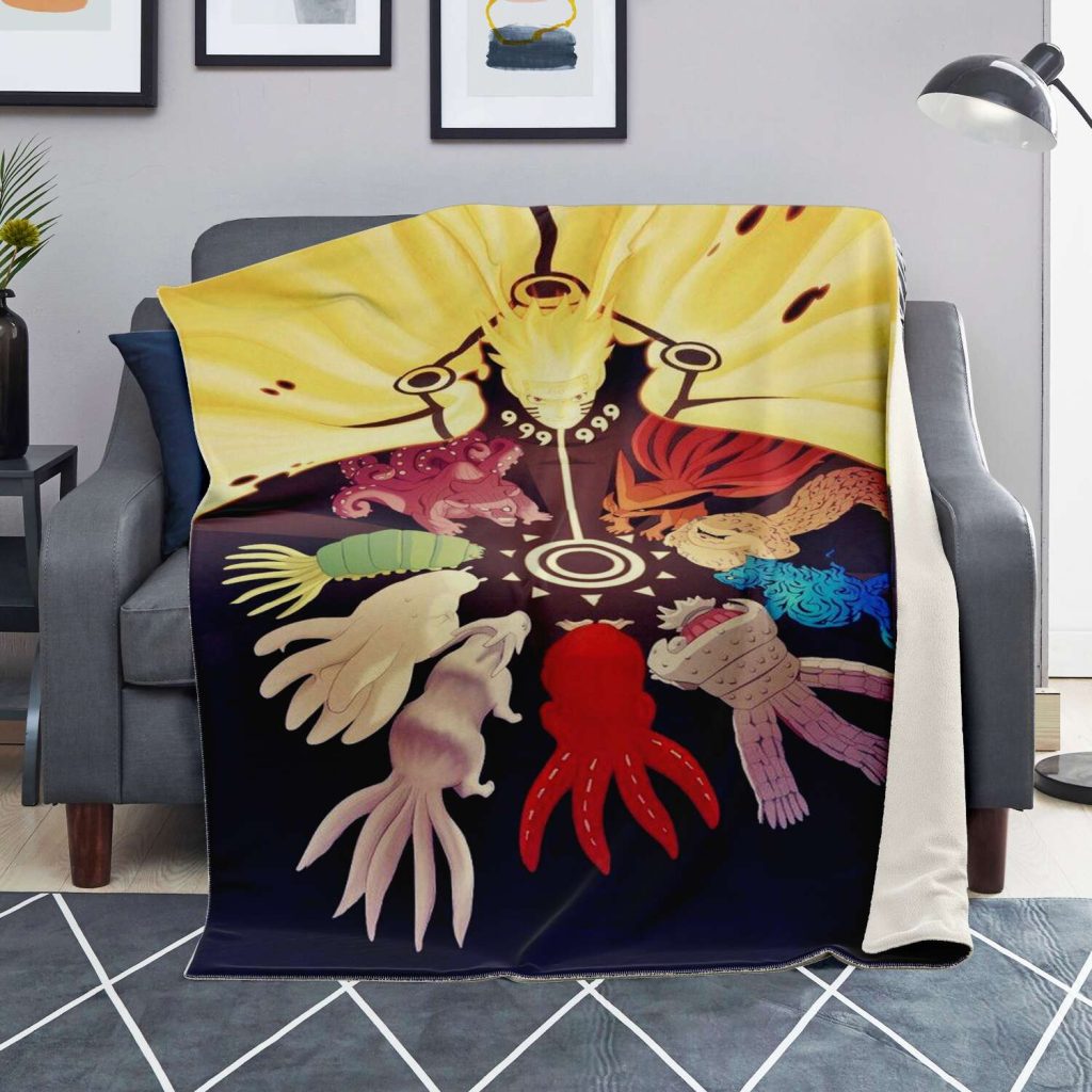 Naruto Microfleece Blanket #05 Premium - Aop