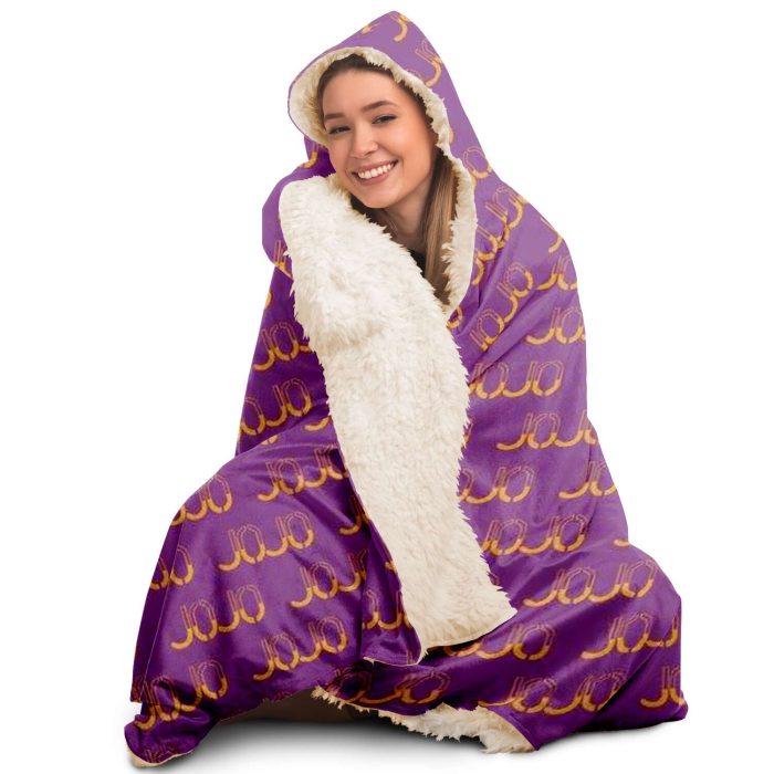 Jjba Hooded Blanket #02 - Aop