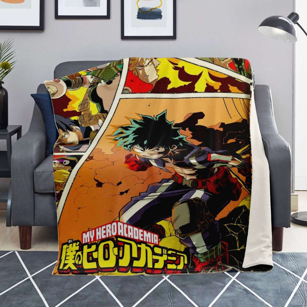 My Hero Academia 3D Blanket Style Mha04 Premium Microfleece - Aop