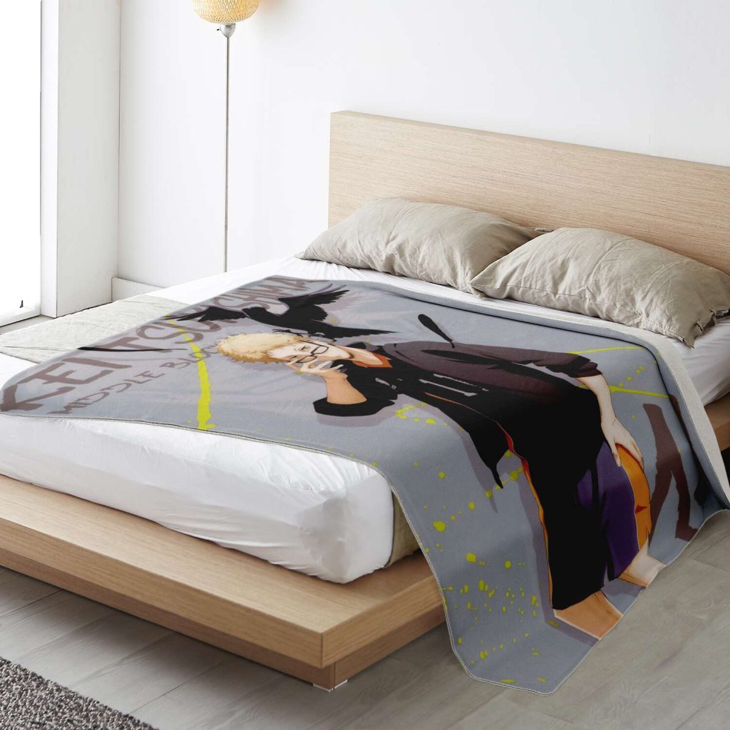 Haikyuu Kei Tsukishima Premium Blanket Microfleece - Aop