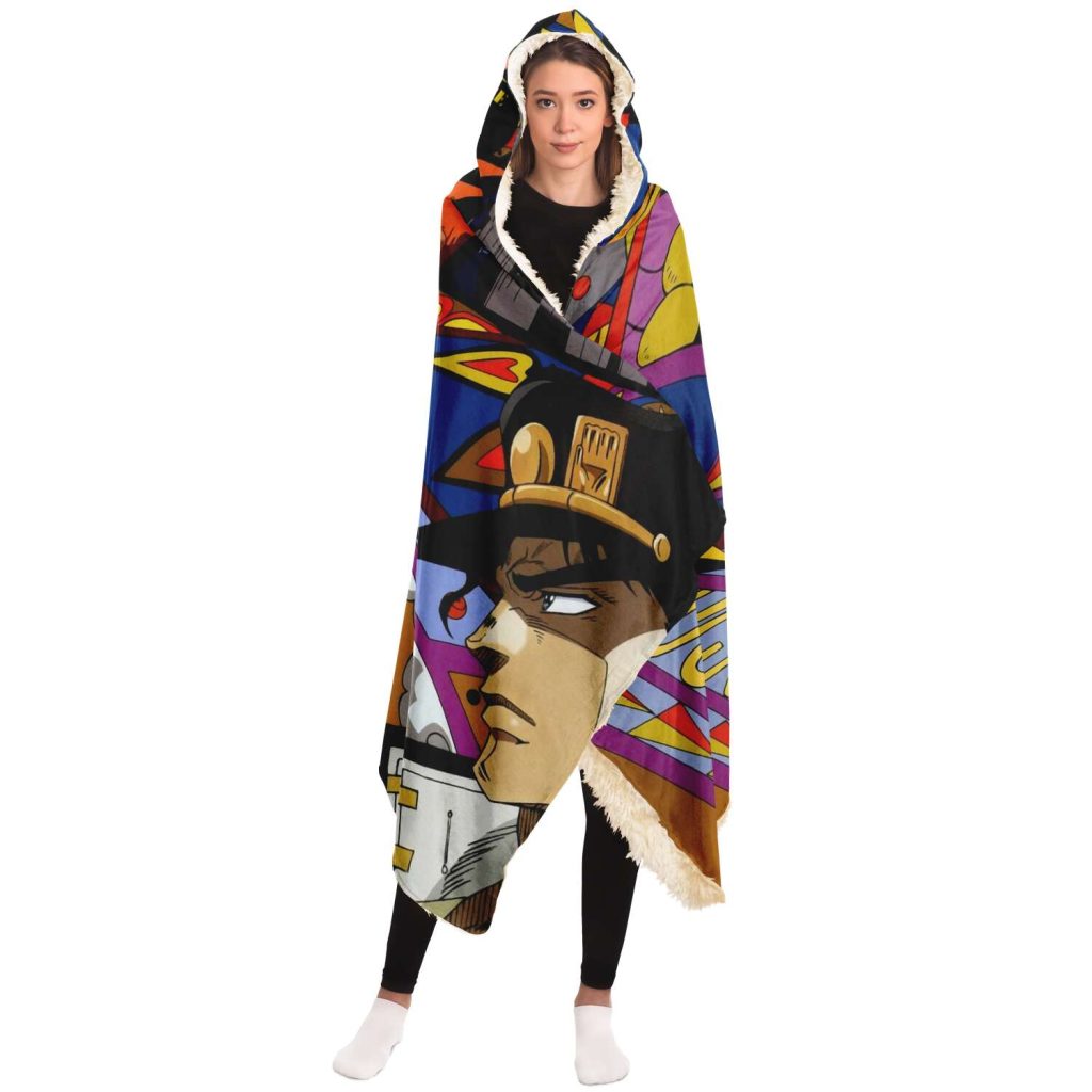 Jjba Hooded Blanket #06 - Aop