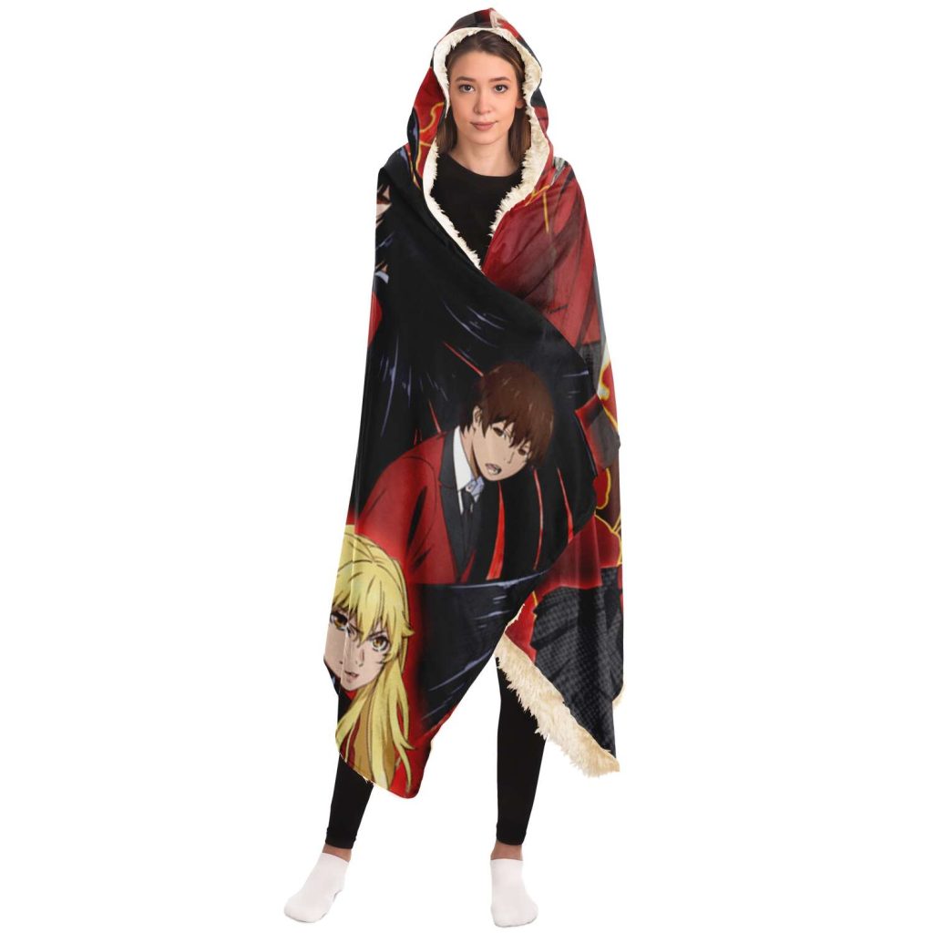 Kakegurui Hooded Blanket #09 - Aop