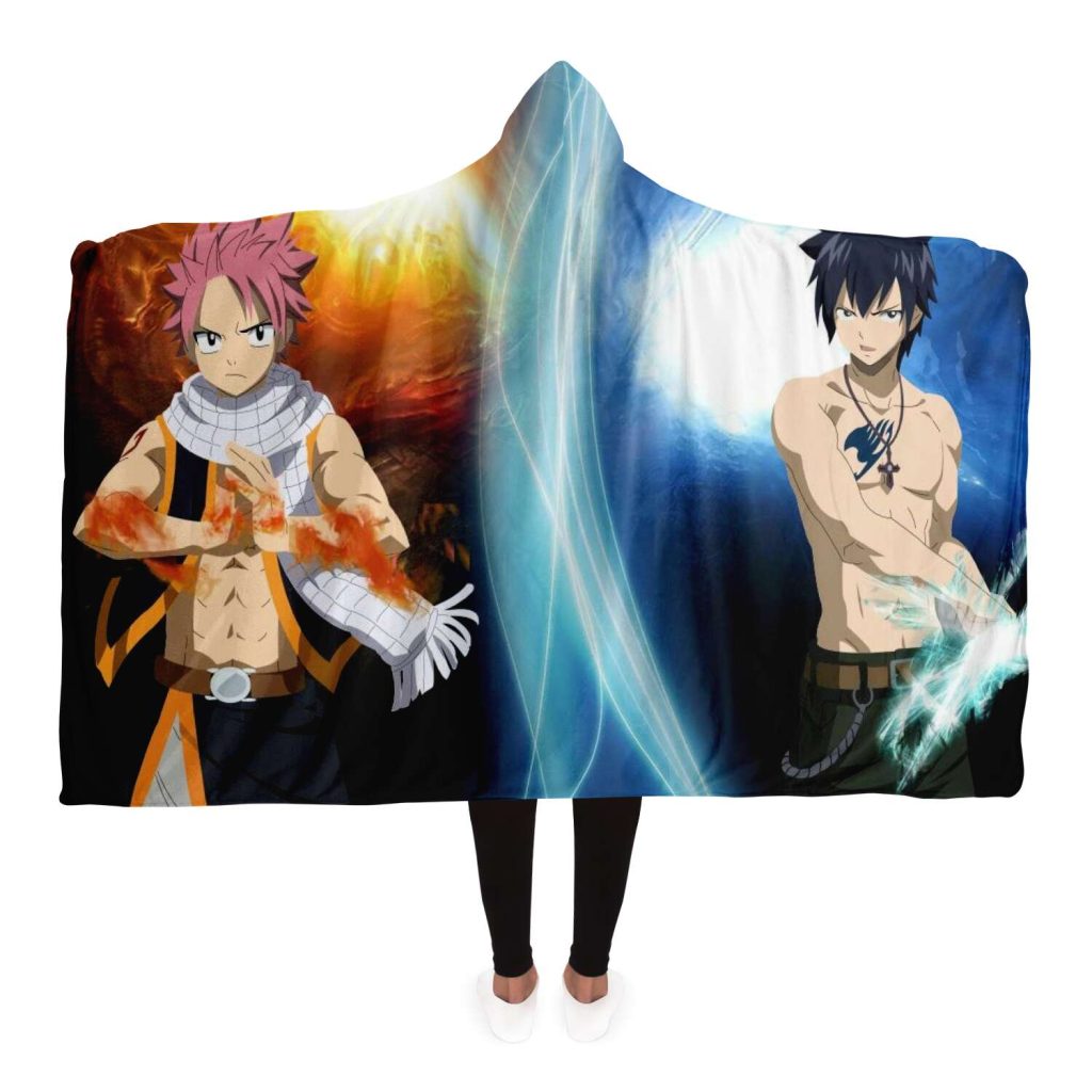 Fairy Tail Hooded Blanket #07 Adult / Premium Sherpa - Aop