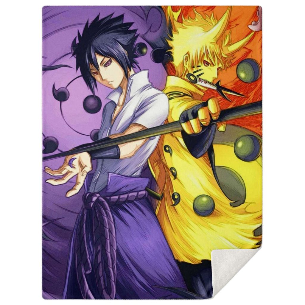 Naruto Microfleece Blanket #09 M Premium - Aop