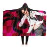 Kakegurui Hooded Blanket #02 Adult / Premium Sherpa - Aop