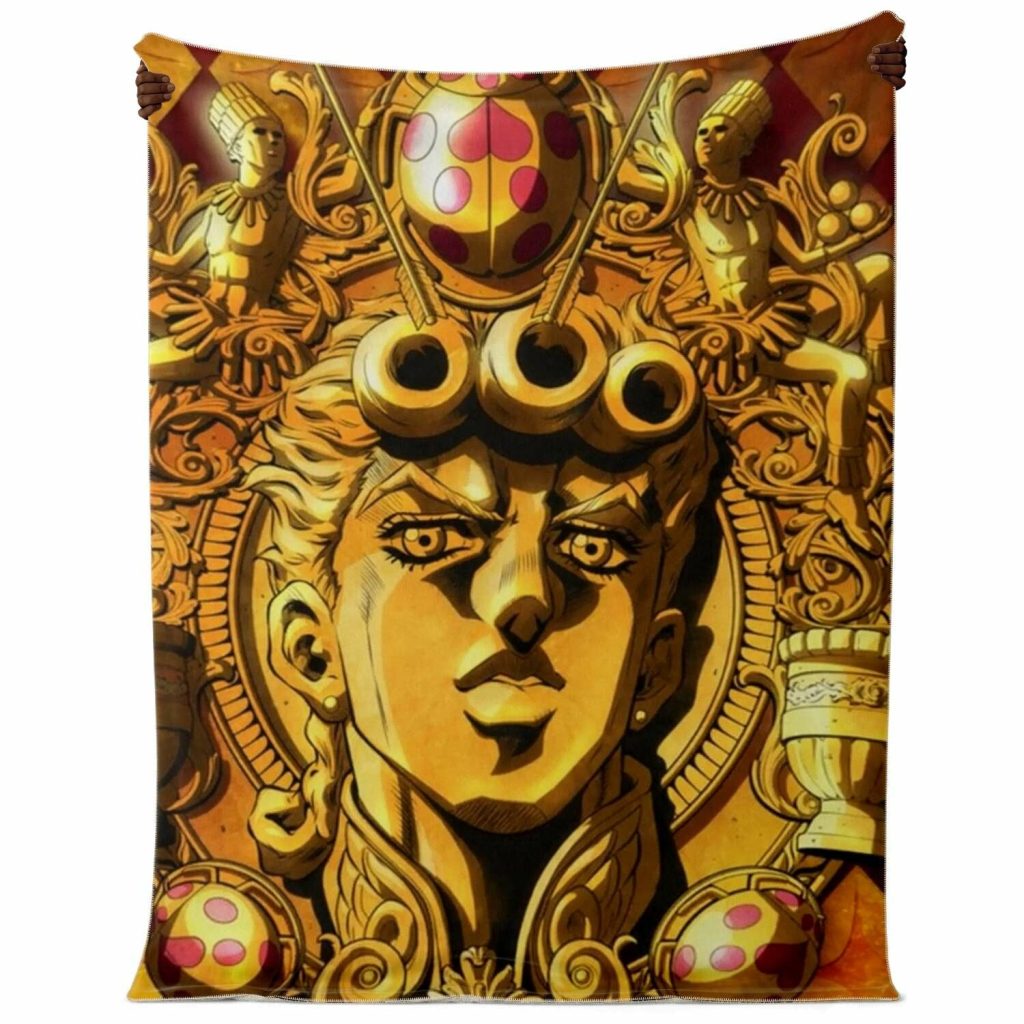 Jjba Microfleece Blanket #04 Premium Blanket - Aop