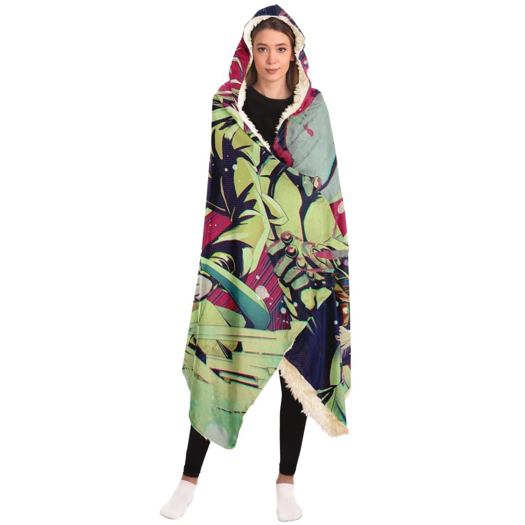 Jjba 3D Hooded Blanket Fashion H012 - Aop