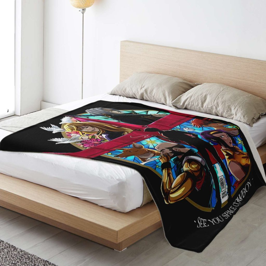 Cowboy Bebop Microfleece Blanket #05 Premium Microfleece - Aop