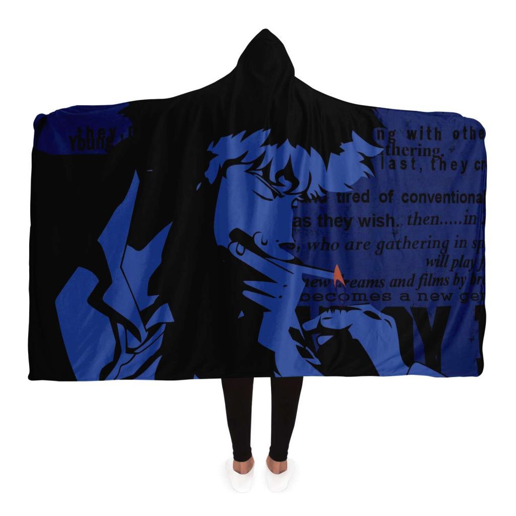 Cowboy Bebop Hooded Blanket #04 Adult / Premium Sherpa - Aop