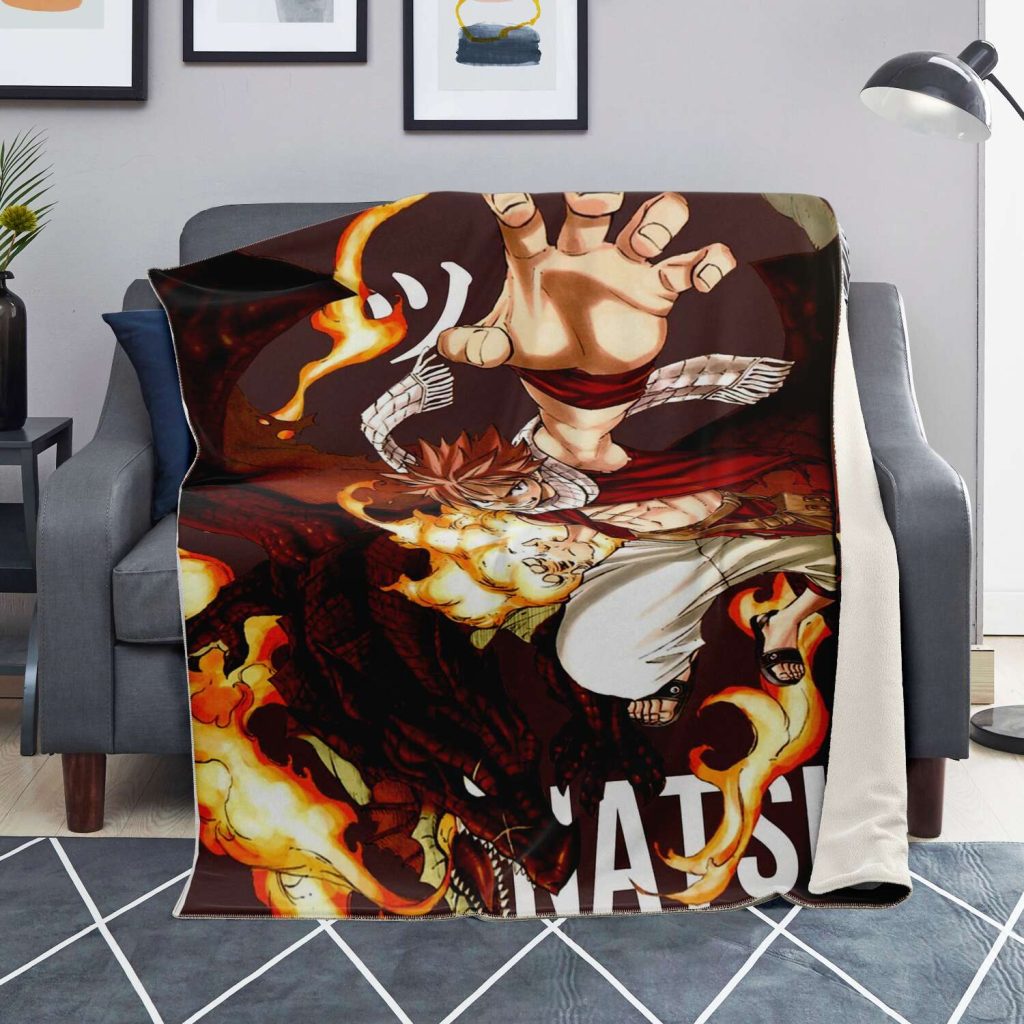 Fairy Tail Microfleece Blanket #03 Premium - Aop