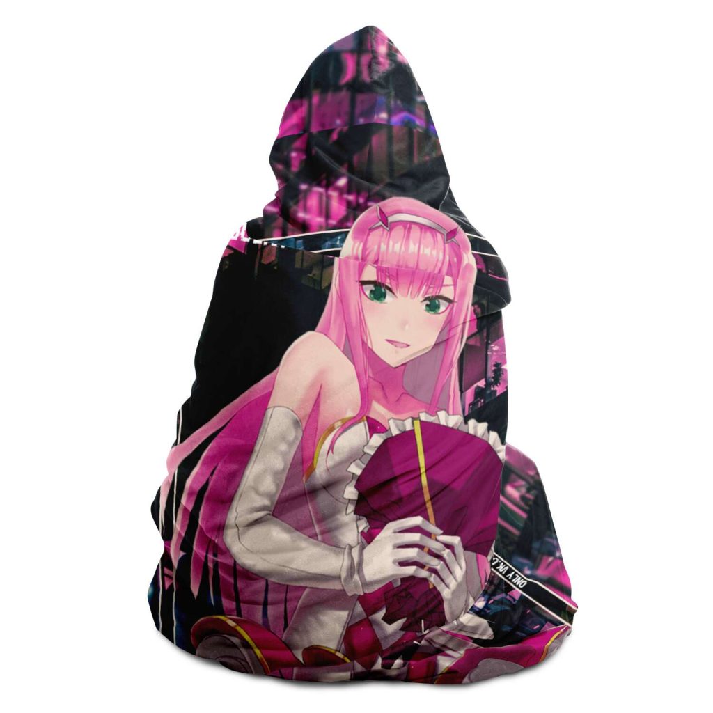 Darling In The Franxx Hooded Blanket #03 - Aop