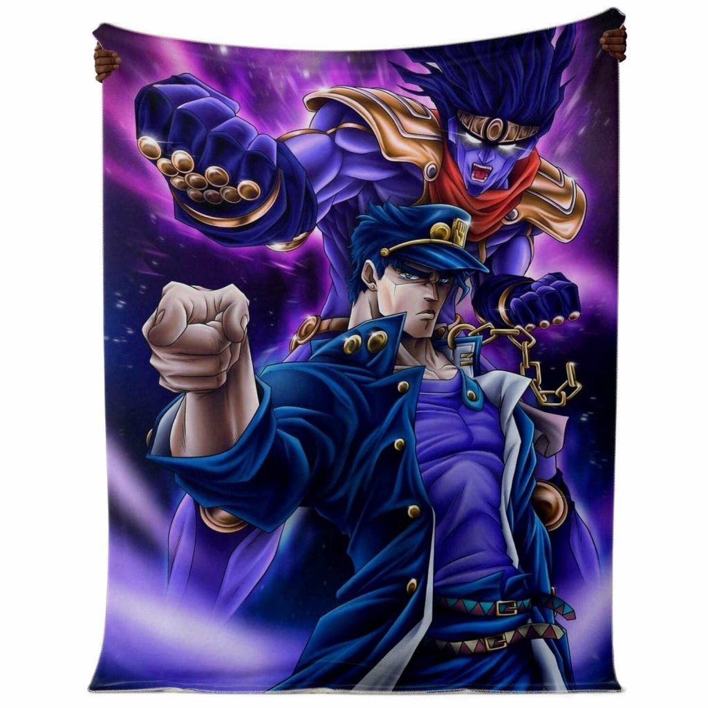 Jjba Microfleece Blanket #01 Premium Blanket - Aop