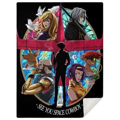 Cowboy Bebop Microfleece Blanket #05 M Premium Microfleece - Aop