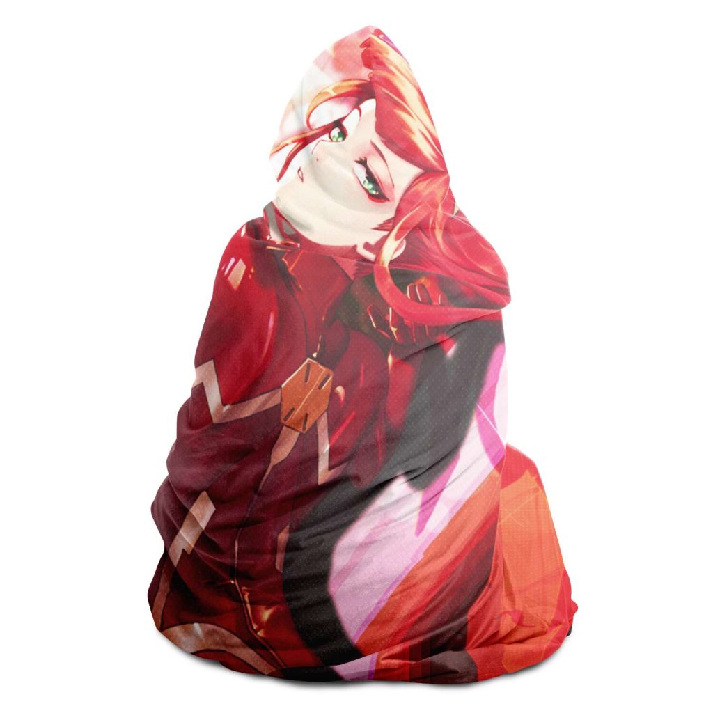 Darling In The Franxx Hooded Blanket #07 - Aop