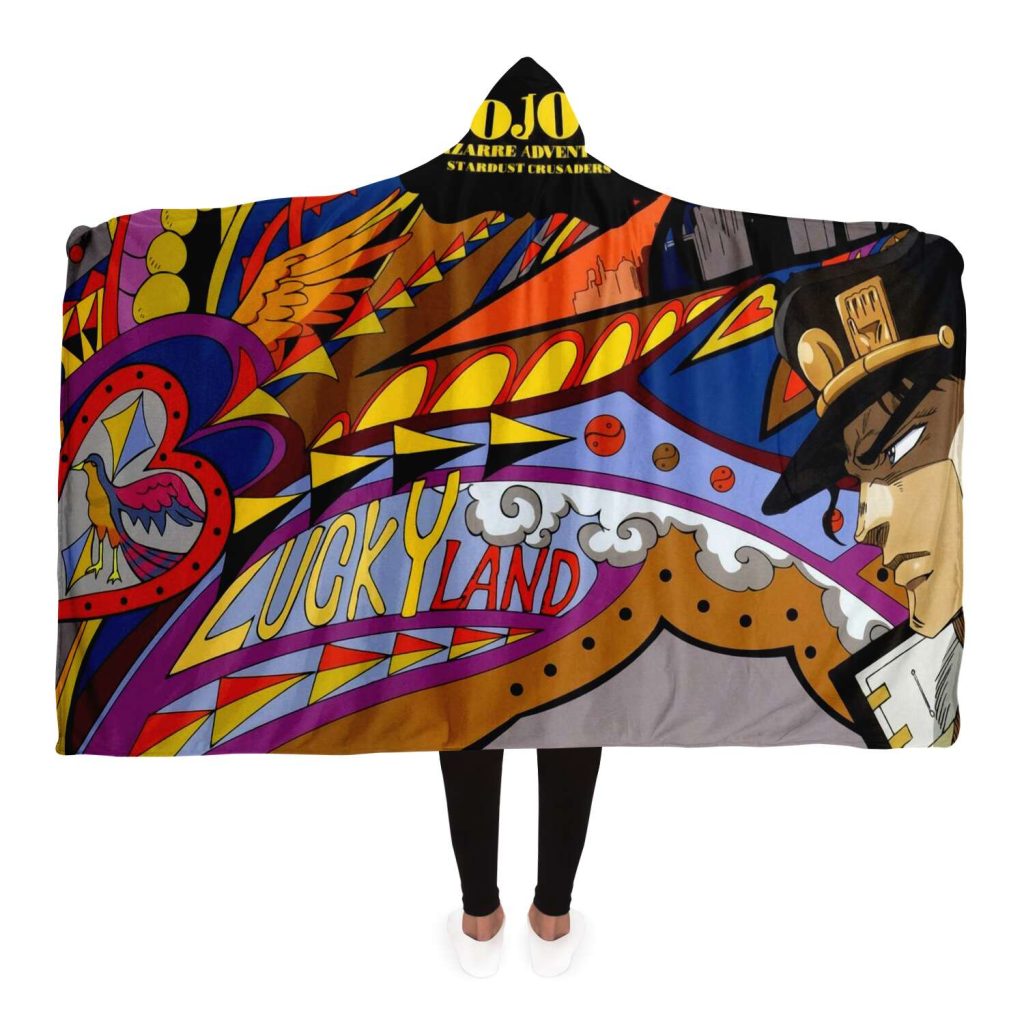 Jjba Hooded Blanket #06 Adult / Premium Sherpa - Aop