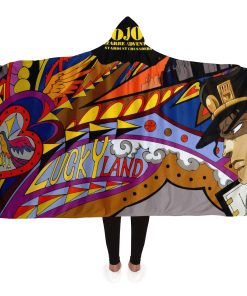 Jjba Hooded Blanket #06 Adult / Premium Sherpa - Aop