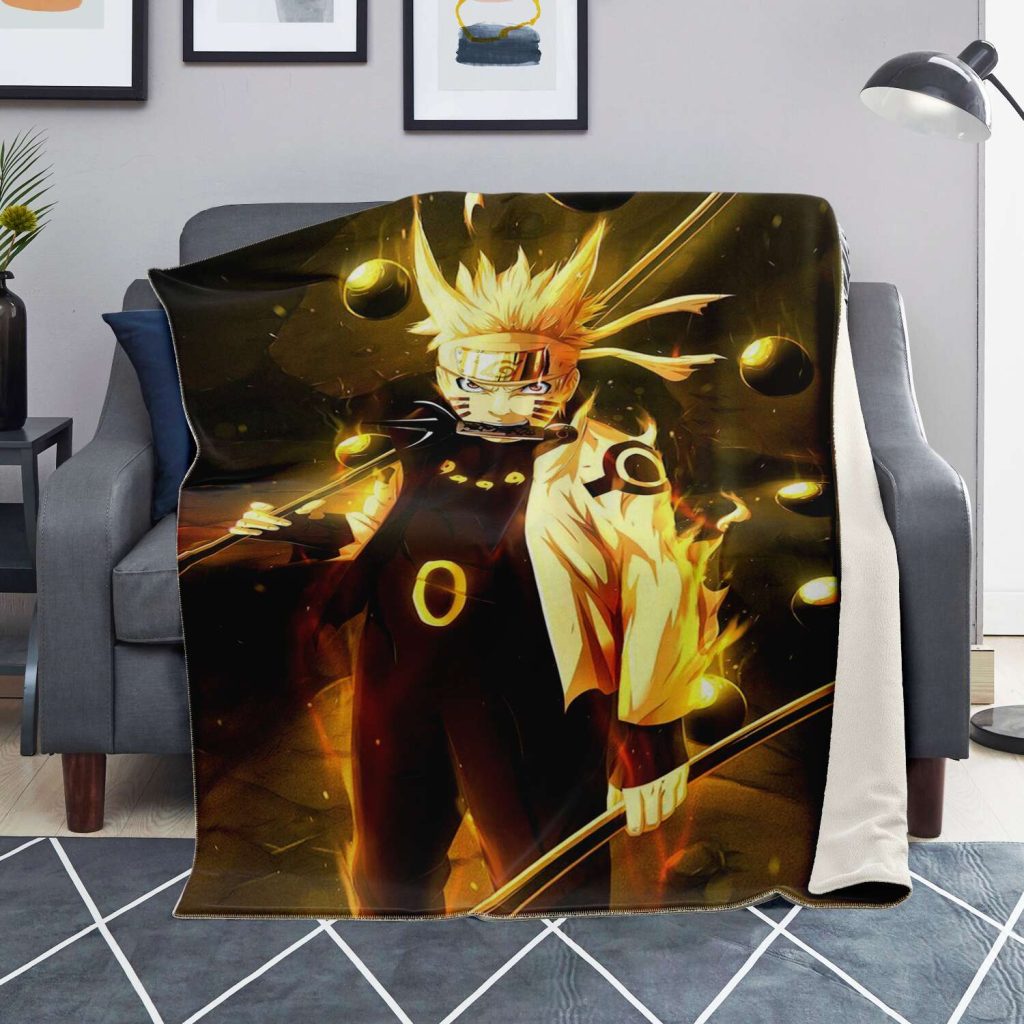 Naruto Microfleece Blanket #10 Premium - Aop