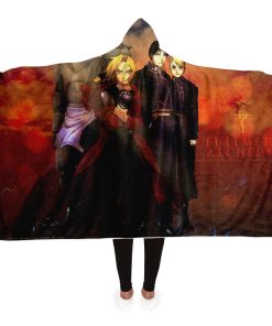 Fullmetal Alchemist Hooded Blanket #05 Adult / Premium Sherpa - Aop