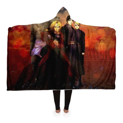 Fullmetal Alchemist Hooded Blanket #05 Adult / Premium Sherpa - Aop