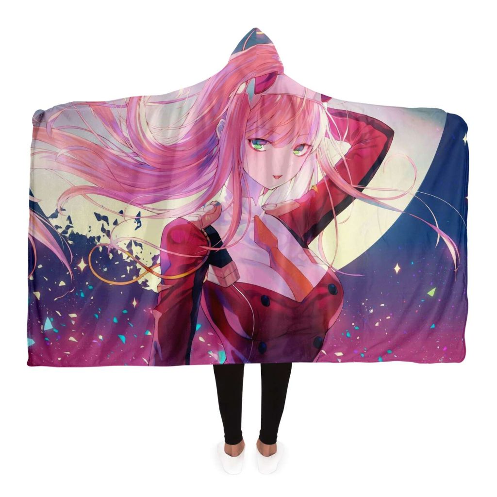 Darling In The Franxx Hooded Blanket #06 Adult / Premium Sherpa - Aop