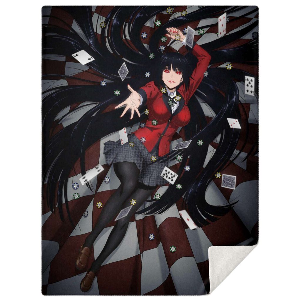 Kakegurui Microfleece Blanket #02 M Premium - Aop