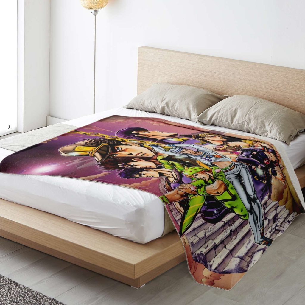 Jjba Microfleece Blanket #02 Premium - Aop