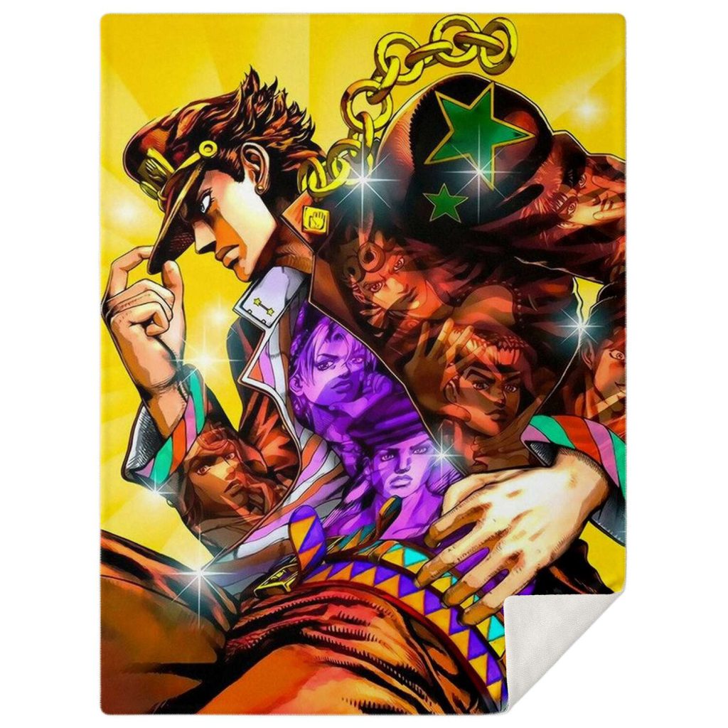 Jjba Microfleece Blanket #05 M Premium Blanket - Aop