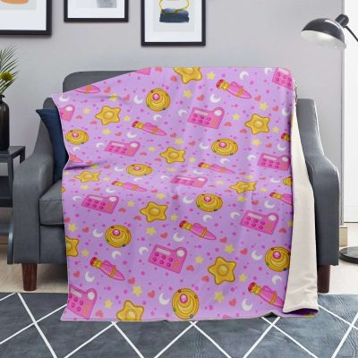 Sailor Moon Microfleece Blanket #02 Premium - Aop