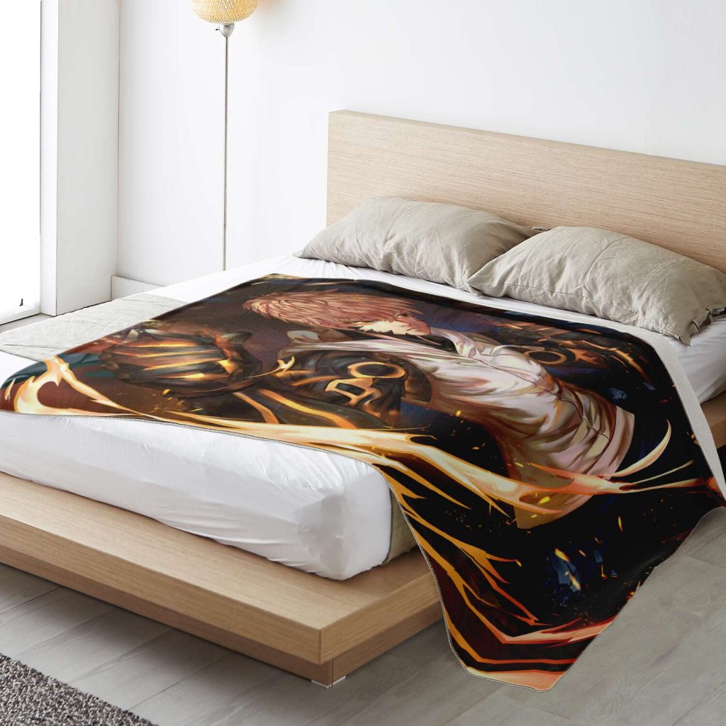 One Punch Man Microfleece Blanket #06 Premium - Aop