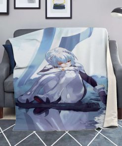 Evangelion Beautifull Rei Ayanami 3D Blanket Premium Microfleece - Aop