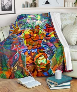 Abstract Goku Dbz Blanket