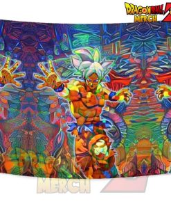 Abstract Goku Dbz Wall Tapestry