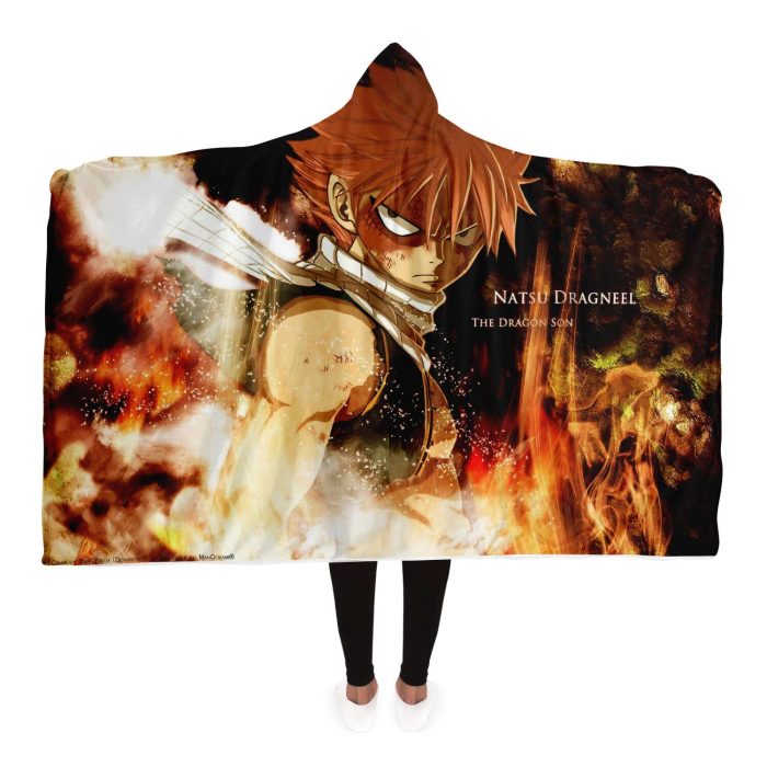 Fairy Tail Hooded Blanket #06 Adult / Premium Sherpa - Aop
