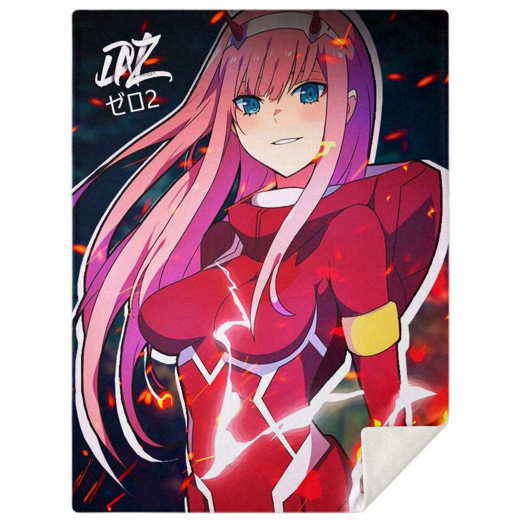 Darling In The Franxx Microfleece Blanket #06 M Premium - Aop