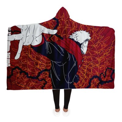 Jujutsu Kaisen Hooded Blanket #06 Adult / Premium Sherpa - Aop