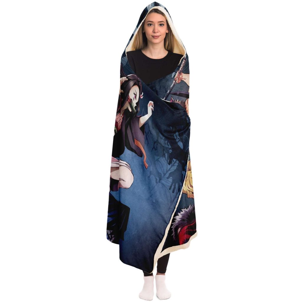 ad95f763afe2947278bd9956634442f6 hoodedBlanket view3 - Anime Blanket Store