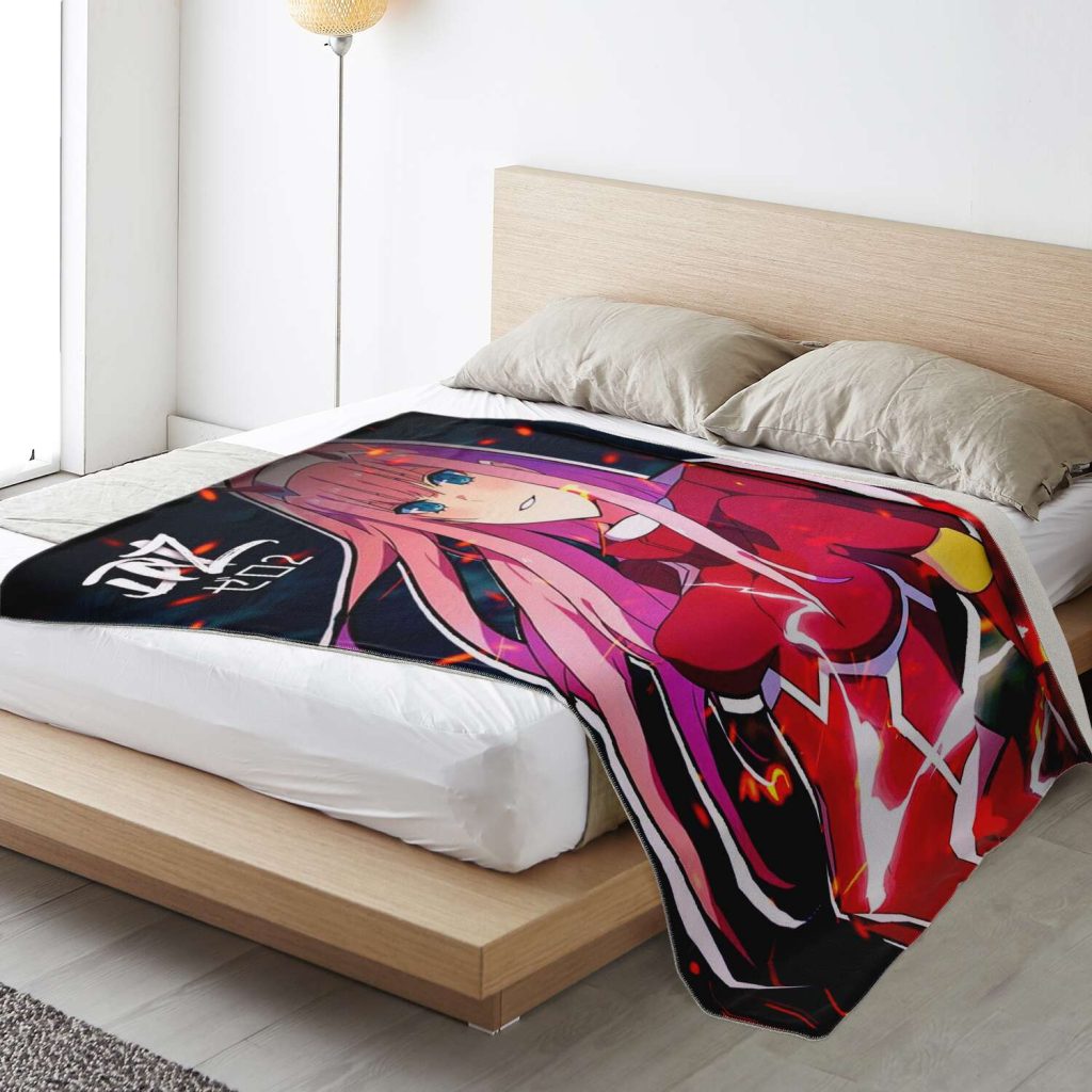 Darling In The Franxx Microfleece Blanket #06 Premium - Aop